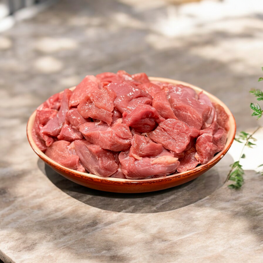 Raw Turkey Chunks for Dogs