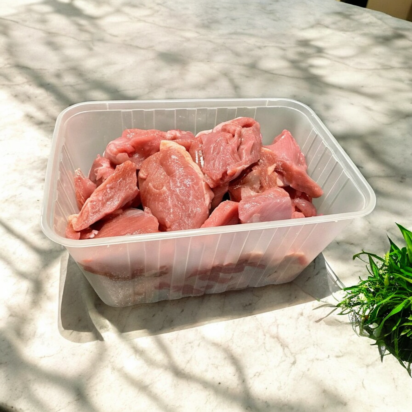 Raw Turkey Chunks for Dogs